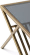 Light & Living Salontafel Ezra - 110 x 70cm - Smoke/Antiek Brons