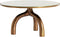 Light & Living Salontafel Mello - Bruin - Ø76cm - Modern
