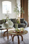 Light & Living Salontafel Mello - Bruin - Ø76cm - Modern