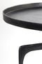 Light & Living - Salontafel PANO - Ø75x44cm - Brons - Set van 2