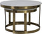 Light & Living Salontafel Perlato - Wit - Ø75cm - Modern