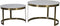 Light & Living Salontafel Perlato - Wit - Ø75cm - Modern