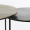 Light & Living Salontafel Primo - Brons/Zwart - Ø61+Ø76cm - Modern