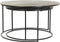 Light & Living Salontafel Primo - Brons/Zwart - Ø61+Ø76cm - Modern