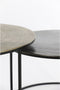 Light & Living Salontafel Primo - Brons/Zwart - Ø61+Ø76cm - Modern