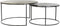 Light & Living Salontafel Primo - Brons/Zwart - Ø61+Ø76cm - Modern