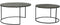 Light & Living Salontafel Rengo - Antiek Brons - Ø61+Ø76cm - Modern