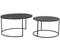 Light & Living Salontafel Rengo - Zwart - Ø61+Ø76cm - Industrieel