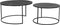 Light & Living Salontafel Rengo - Zwart - Ø61+Ø76cm - Industrieel