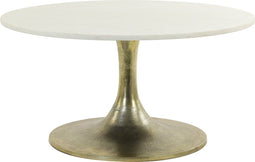 Light & Living - Salontafel RICKERD - Ø76x36cm - Wit