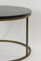 Light & Living - Salontafel SOBRINA - Ø75x44cm - Zwart