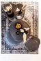 Light & Living Salontafel Talca - Antiek Lood Edge - Ø67,5+Ø75cm - Modern