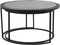 Light & Living Salontafel Talca - Antiek Lood Edge - Ø67,5+Ø75cm - Modern