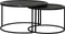 Light & Living Salontafel Talca - Antiek Lood - Ø60+Ø78cm - Industrieel