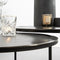 Light & Living Salontafel Talca - Antiek Lood - Ø60+Ø78cm - Industrieel