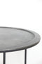 Light & Living Salontafel Talca - Antiek Lood - Ø60+Ø78cm - Industrieel