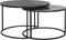 Light & Living Salontafel Talca - Antiek Lood - Ø67,5+Ø75cm - Modern