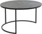 Light & Living Salontafel Talca - Antiek Lood - Ø67,5+Ø75cm - Modern