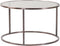 Light & Living Salontafel Talca - Licht Goud - Ø75cm +Ø65cm - Modern