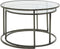 Light & Living Salontafel Talca - Licht Goud - Ø75cm +Ø65cm - Modern