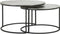Light & Living Salontafel Talca - Licht Goud - Ø75cm +Ø65cm - Modern