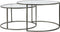 Light & Living Salontafel Talca - Licht Goud - Ø75cm +Ø65cm - Modern