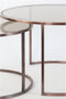 Light & Living Salontafel Talca - Licht Goud - Ø75cm +Ø65cm - Modern