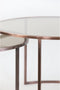 Light & Living Salontafel Talca - Licht Goud - Ø75cm +Ø65cm - Modern