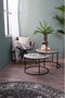 Light & Living Salontafel Talca - Licht Goud - Ø75cm +Ø65cm - Modern