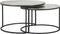 Light & Living Salontafel Talca - Nikkel - Ø75cm +Ø67,5cm - Modern