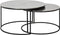 Light & Living Salontafel Thizas - Ruw nikkel/Zwart - S/2