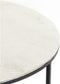 Light & Living Salontafel Thizas - Ruw nikkel/Zwart - S/2