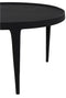 Light & Living Salontafel Tobias - Zwart - Ø75cm - Modern