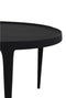 Light & Living Salontafel Tobias - Zwart - Ø75cm - Modern
