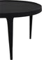 Light & Living Salontafel Tobias - Zwart - Ø75cm - Modern