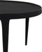 Light & Living Salontafel Tobias - Zwart - Ø75cm - Modern