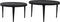 Light & Living Salontafel Tobias - Zwart - Ø75cm - Modern
