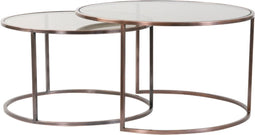 Light & Living Salontafel Yuki - Bruin - 112x70x41cm - Modern