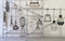 Light & Living SAUNTE Hanglamp glas metaal zwart 34,5X34X34