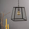 Light & Living SAUNTE Hanglamp glas metaal zwart 34,5X34X34