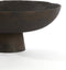 Light&living Schaal op voet Ø38,5x17,5 cm OTA donker bruin