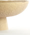 Light&living Schaal op voet Ø38,5x17,5 cm OTA zand+licht bruin gespikkeld