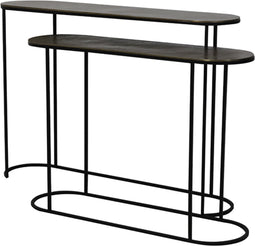 Light & Living - Side BOCOV - 118x28x81cm - Brons - Set van 2