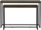 Light & Living - Side BRYSON - 120x40x82cm - Bruin - Set van 2