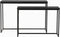 Light & Living - Side BRYSON - 120x40x82cm - Zwart - Set van 2