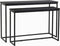 Light & Living - Side BRYSON - 120x40x82cm - Zwart - Set van 2