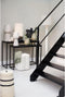 Light & Living - Side BRYSON - 120x40x82cm - Zwart - Set van 2