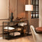 Light & Living Side table Ylaya - Antiek Zwart - 140x35x80,5cm - Modern