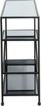 Light & Living Sidetable Aino - 140cm - Mat Zwart