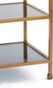 Light & Living Sidetable Aino - 140cm - Smoke/Antiek Brons